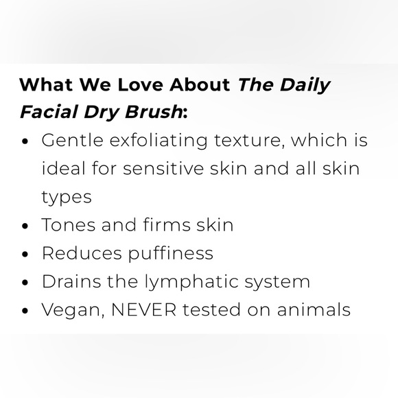 NWT DAILY CONCEPTS Soft Bristle, Daily Facial, Dry Facial Brush - Picture 6 of 7